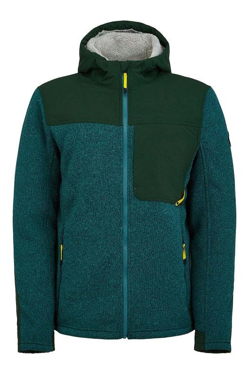 Chaqueta polar Spyder Alps Full Zip Hoodie Verdes Oscuro Para Hombre Mexico MX06389